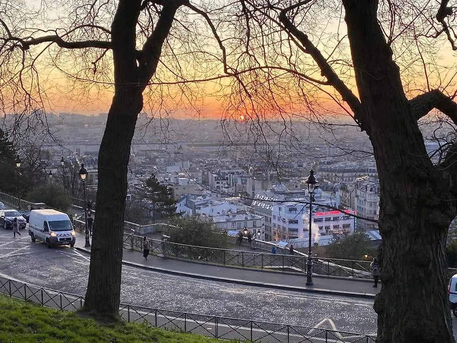 Апартаменты Montmartre Joli 2 Pieces Au Pied Du Sacre Coeur